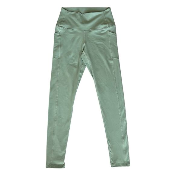 BuffBunny Women’s Luna High Waisted Sage Green Compression Leggings Size Small - Picture 2 of 9